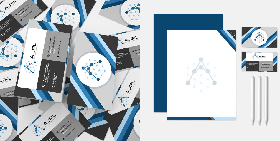 Diseño de Papelería Corporativa Cliente AJPL